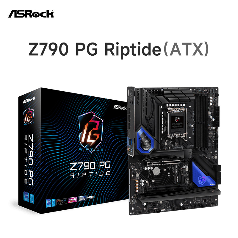 华擎/ASROCK Z790 PG Riptide ATX主板 黑潮风暴 LGA 1700）