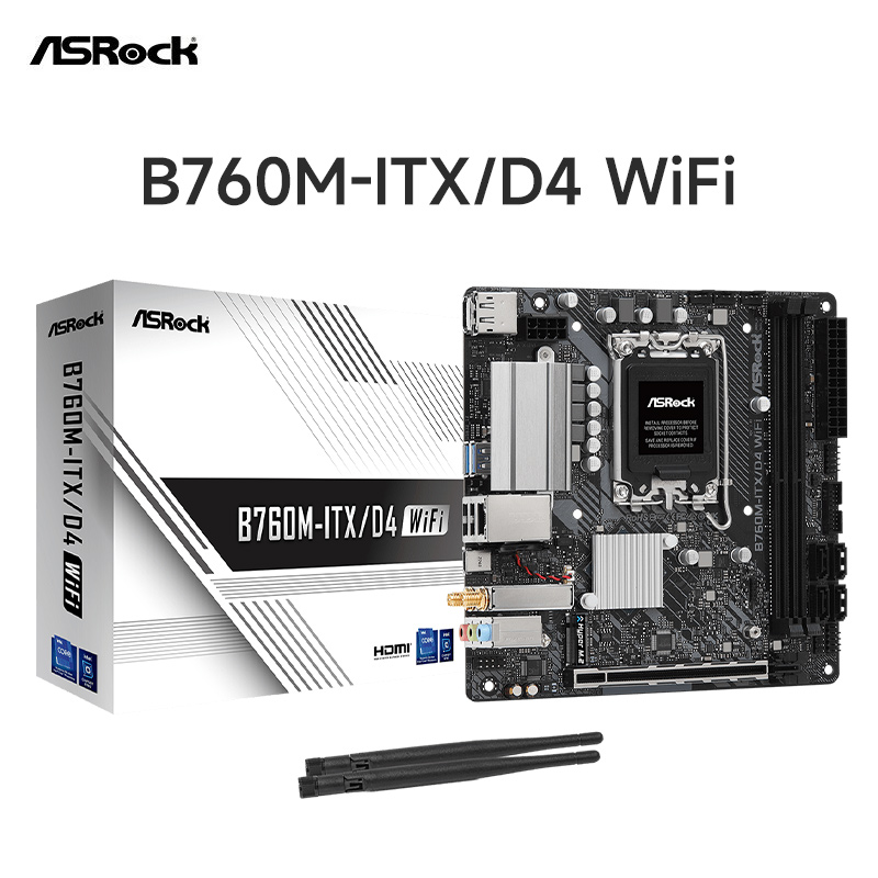 华擎/ASROCK B760M-ITX/D4 MATX主板  Intel B760/LGA 1700