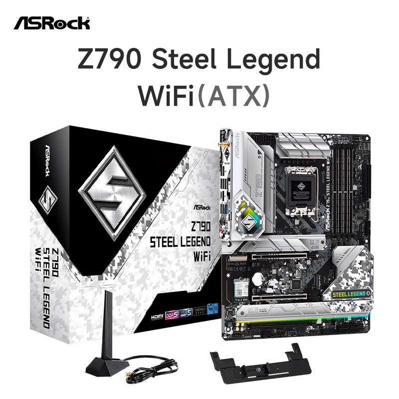 华擎/ASROCK Z790 Steel Legend WiFi ATX主板 DDR5