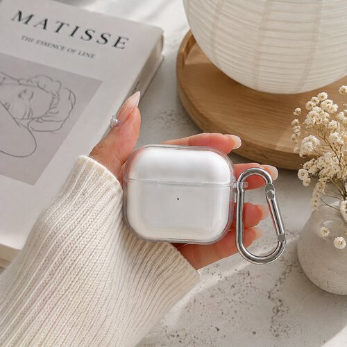 苹果AirPods保护套软壳轻薄保护壳简约透明耳机壳适用airpods1/2/3/4/pro/pro2/pro3全包保护防刮保护套