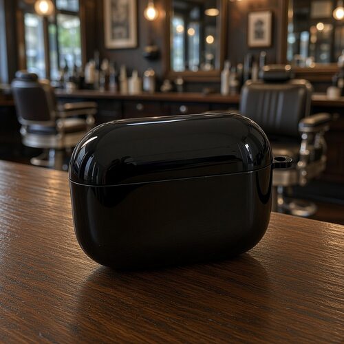 无线耳机套亮黑透明保护壳适用airpods1/2/3/4/pro/pro2/pro3苹果AirPods保护套高透全包防护耳机盒保护壳