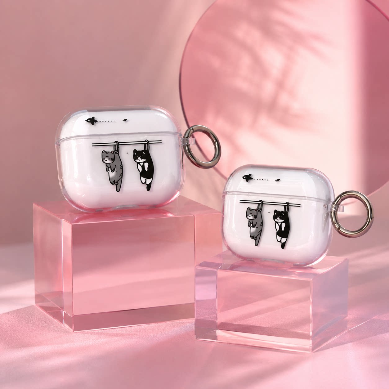 小猫苹果耳机壳适用AirPod耳机保护套
