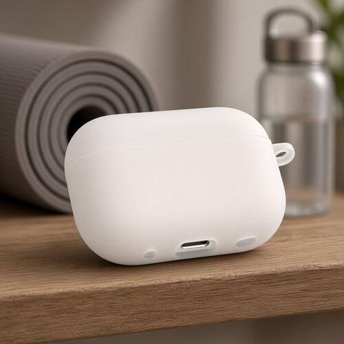 简约保护套磨砂透明保护壳轻薄适用airpods1/2/3/4/5/pro/pro2/pro3苹果AirPods保护套轻薄保护轻薄保护壳