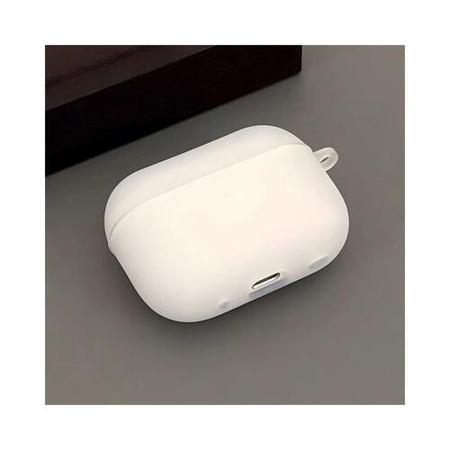白色保护壳软壳磨砂白透明耳机壳苹果AirPods保护套适用airpods1/2/3/4/5/pro/pro2/pro3全包保护磨砂保护套