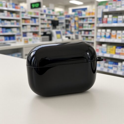 黑色耳机保护套适用airpods1/2/3/4/pro/pro2/pro3苹果AirPods保护套保护套充电盒保护套防摔保护亮面保护套