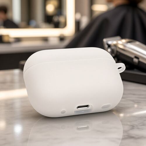磨砂透明保护壳苹果AirPods保护套适用airpods1/2/3/4/5/pro/pro2/pro3白色保护壳轻薄保护简约保护套半透明