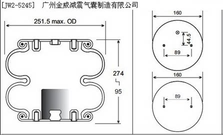 设备空气弹簧减震气囊FD200-19 FD200-22 FD200-25 W01-358-6902