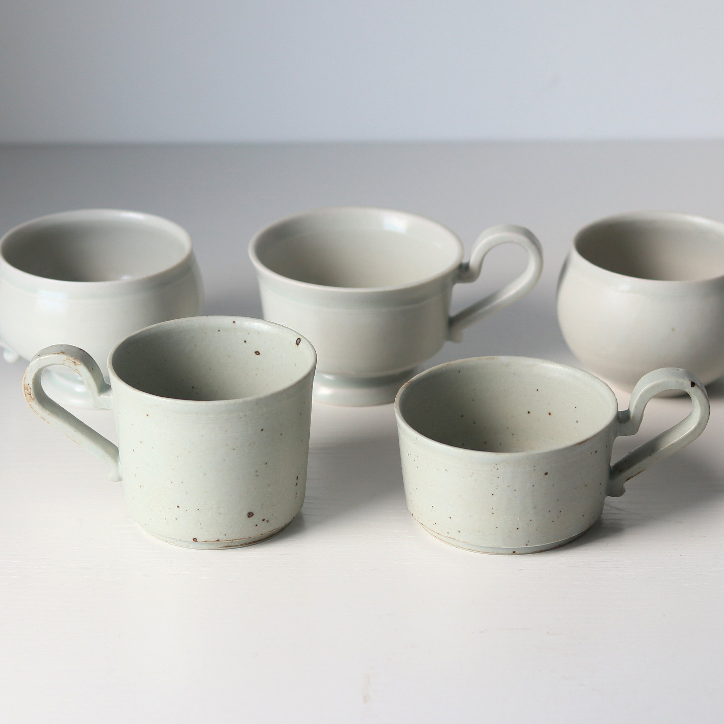 益子烧作家斋藤隆手作简约咖啡杯