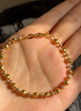 minicyberS925银镀金手链轻奢款