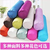 圆柱抱枕亚麻长条枕办公室午睡枕床头靠枕沙发靠垫糖果枕头护颈枕