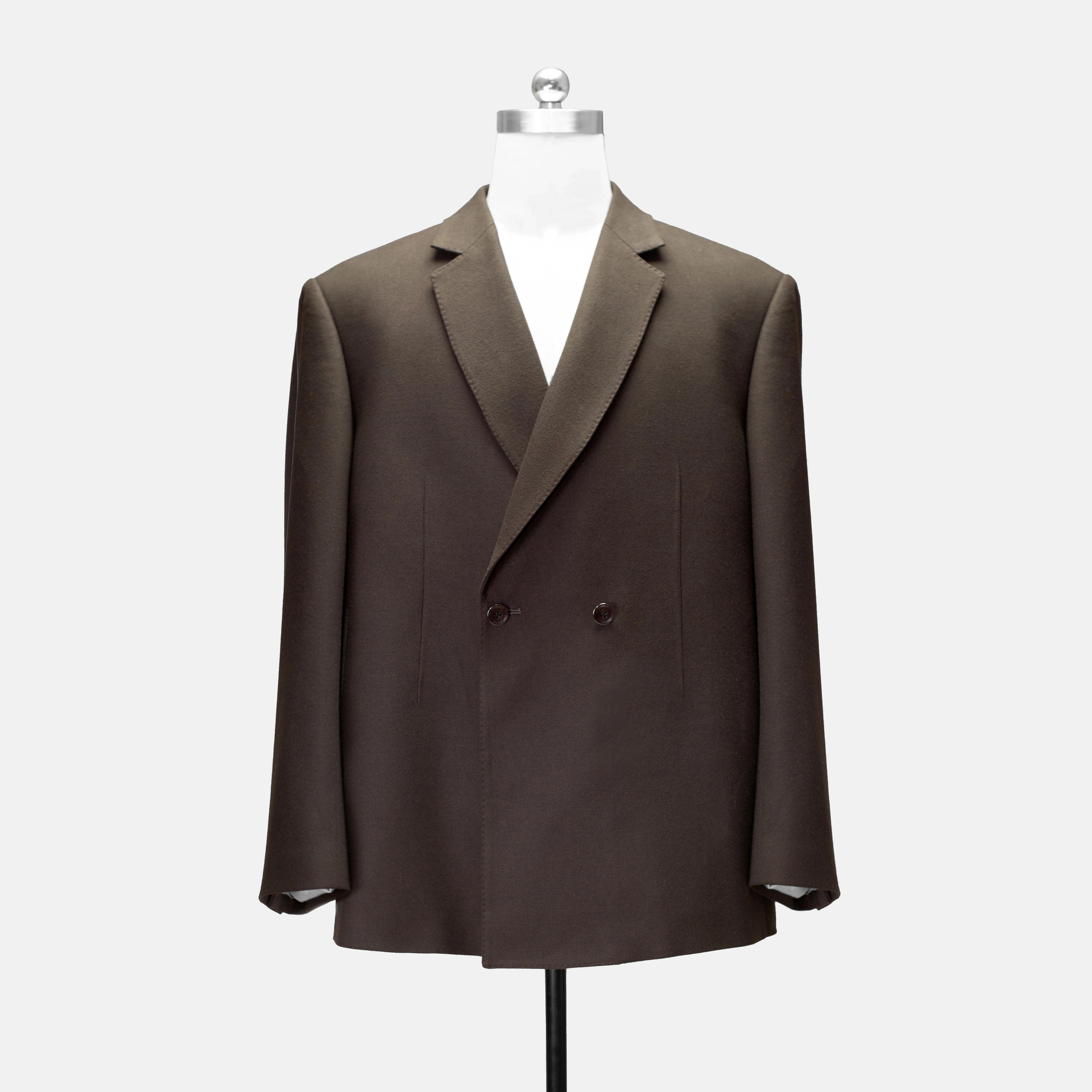 SAVANAKE休闲西装高级咖色时尚