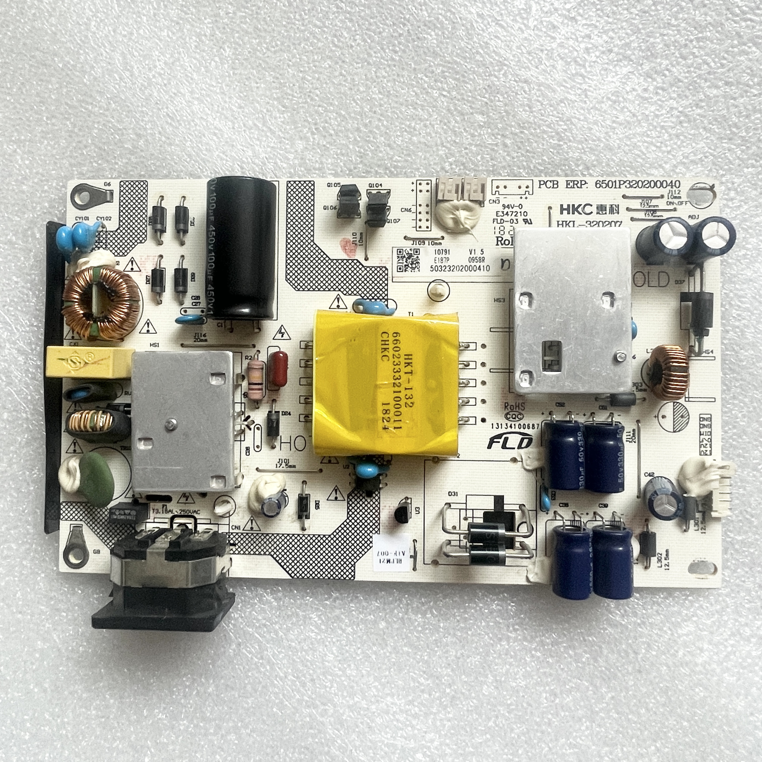 HKC NB34C电源板 401-2C207-D4201 HKL-320207原装