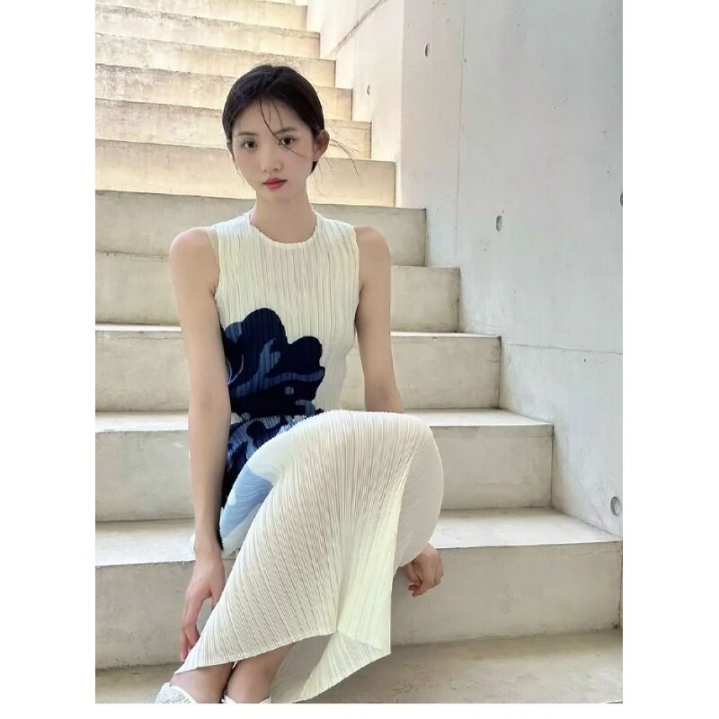 现货三宅连衣裙印花优图片