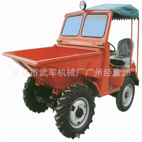 FC15半自动柴油动力工程翻斗车 工程前翻斗车广州出口非洲翻斗车