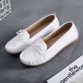 豆豆鞋 孕妇防滑小白鞋 女软底美容院单鞋 白色妈妈鞋 护士鞋 春夏款