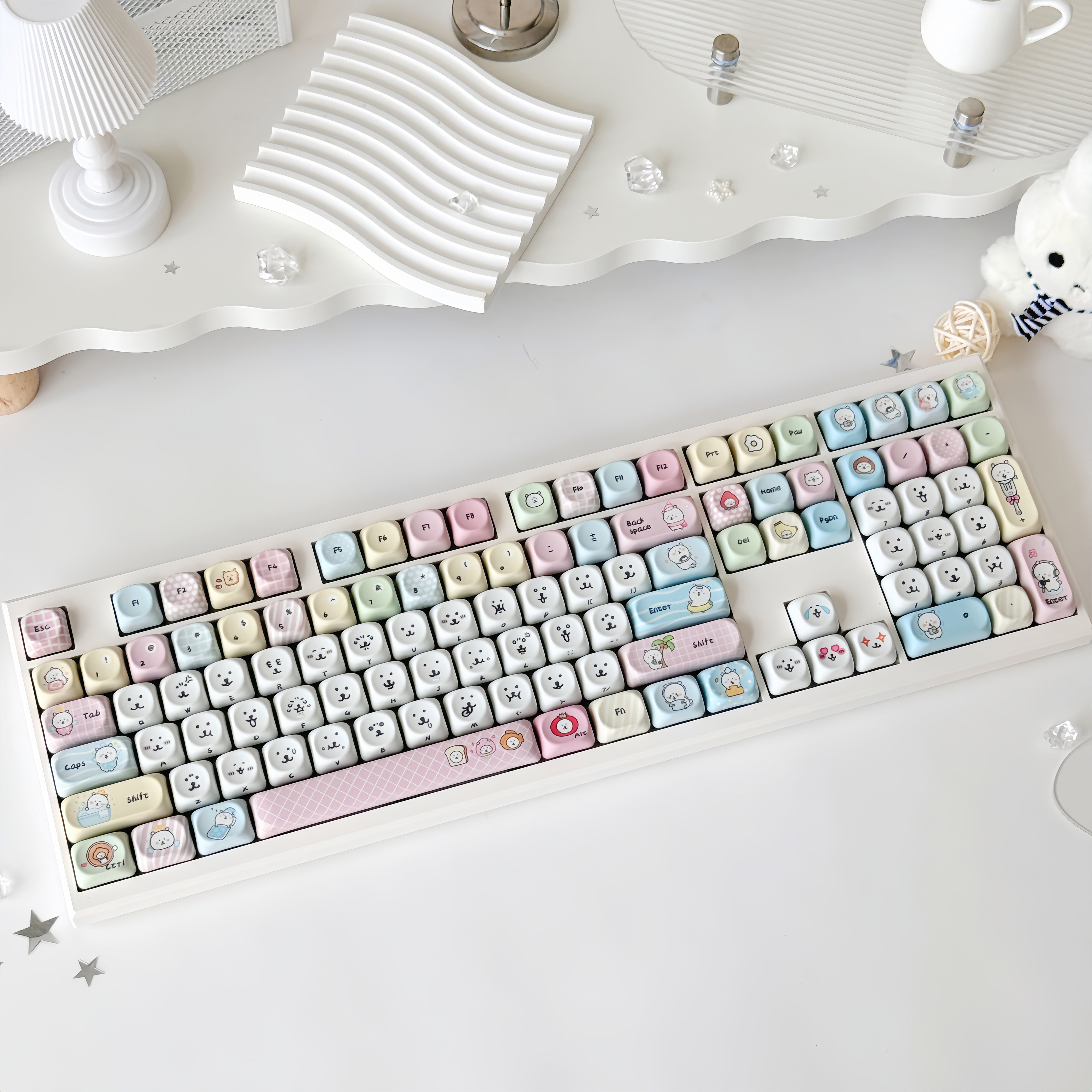 佐亚GMK108三模无线机械键盘侧刻Gaset结构有线蓝牙游戏VIA套件