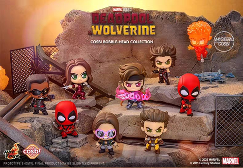 Hot Toys死侍与金刚狼盲盒第二弹手办迷你人偶公仔周边潮玩具摆件