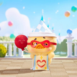 正版烦人鸭疯狂马戏鸭毛绒盲盒搪胶挂件烦人鸭四代手办礼物摆件女