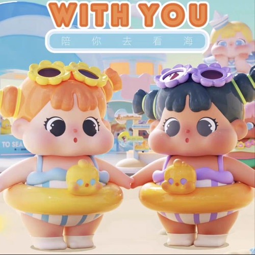 正版QOQO陪你去看海盲盒TO SEA WITH YOU潮流玩具摆件手办礼物女