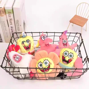 正版蜂蜜罐海绵宝宝打工人日常系列公仔女生毛绒挂件玩具挂饰盲盒