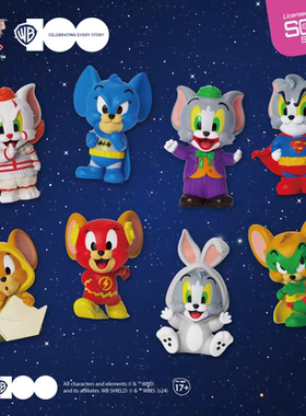 正版华纳周年猫和老鼠变装Vin-Blop盲盒汤姆杰瑞公仔手办摆件周边