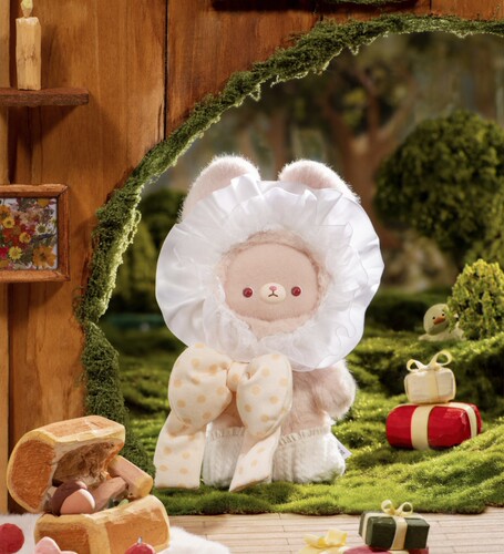 正版KUMARU童话小镇搪胶毛绒盲盒摆件手办可爱礼物潮流玩具公仔女