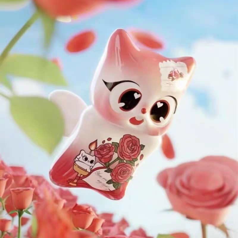 现货正版pitty花与告白盲盒可爱摆件玩具公仔手办周边送人礼物女