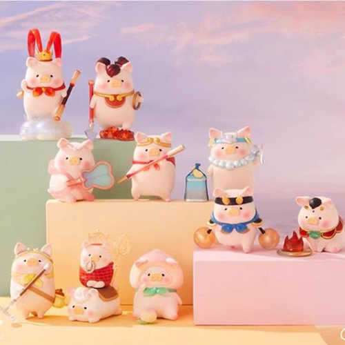 正品罐头猪lulu猪玩转西游系列西游记取经盲盒手办摆件噜噜可爱猪