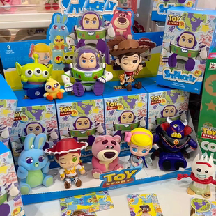 MINISO名创优品盲盒迪士尼皮克斯乖乖坐玩具总动员礼物女巴斯光年