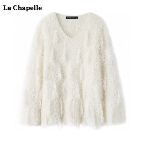 拉夏贝尔LaChapelle马海毛毛衣女