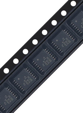 原装正品 SN74HC00PWR TSSOP-14 四路2输入正与非门 贴片逻辑芯片