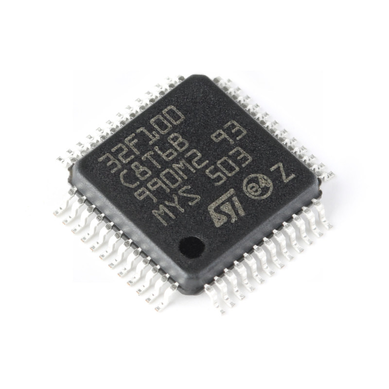 原装正品STM32F100C8T6B LQFP-48 ARM Cortex-M3 32位微控制器MCU