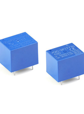 全新原装 /QIANJI JQC-3F(T73)-5VDC 12VDC T73 12V 5脚蓝色