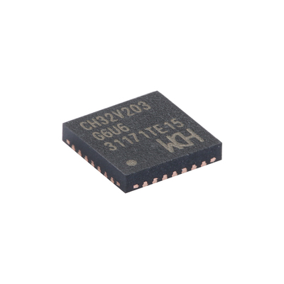 原装正品 CH32V203G6U6 QFN-28 RISC-V内核 32位微控制器-MCU