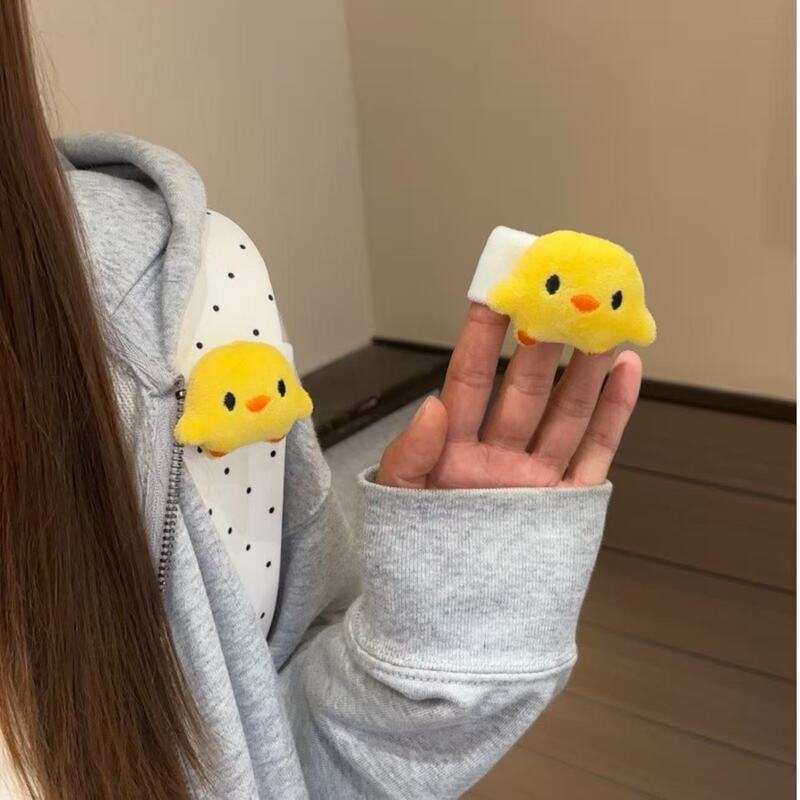 小黄鸡可爱毛绒书包玩偶