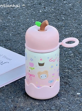 水杯女生ins便携保温杯可爱新款小巧mini口袋杯简约直饮耐用