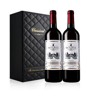 拉索尔菲红酒半甜型干红葡萄酒6瓶法国原酒进口整箱12瓶750ml干型