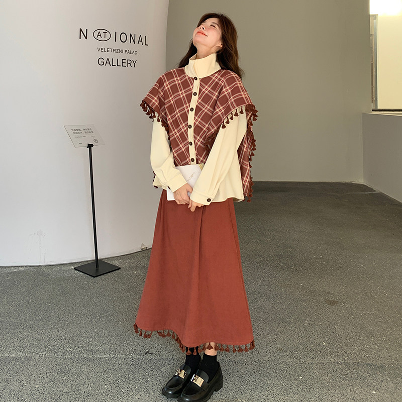 【档口】数据好两件套披肩设计C155-6008-P145控218,女装套装/套裙,2C155