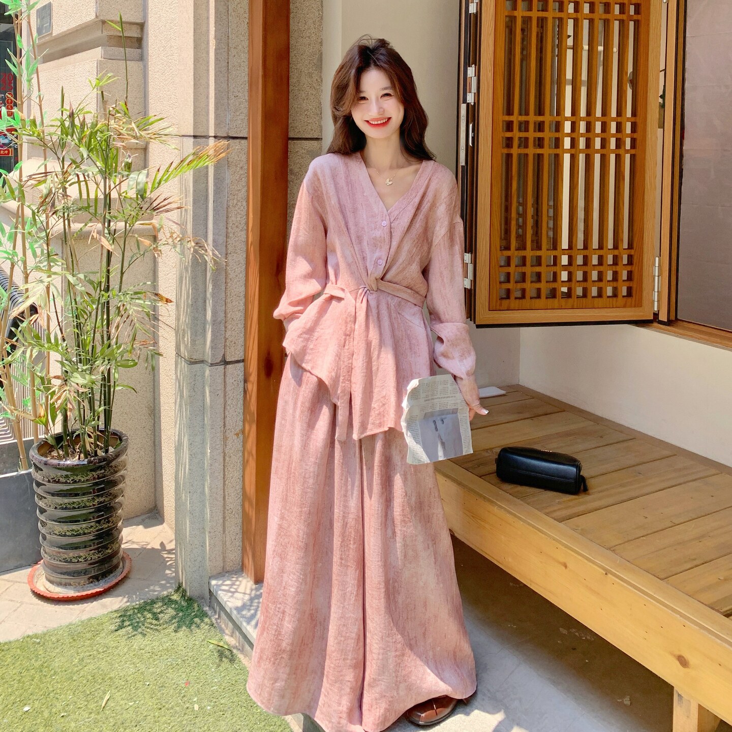 【档口】扎染两件套C155-816-P155控238,女装套装/套裙,2C155