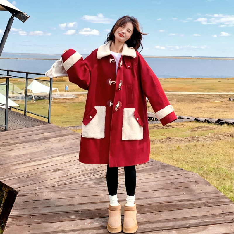 【大货】有货长款红色派克服C155-938-P205控308,女装套装/套裙,2C155