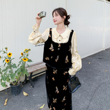 新款26春蝴蝶亮片刺绣两件套C155-8819-P190控308，女装套装/套裙，2C155
