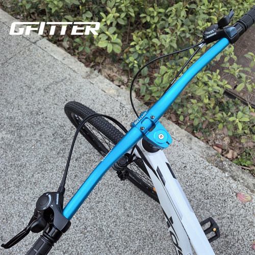 GFITTER山地车动作车把单车燕把高强度翘头专用刷楼梯改装配件