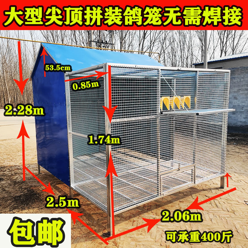 【大型拼装飞鸽笼】A利辛鸽子房鸽舍赛鸽种鸽鸽子棚厂家直销鸽棚