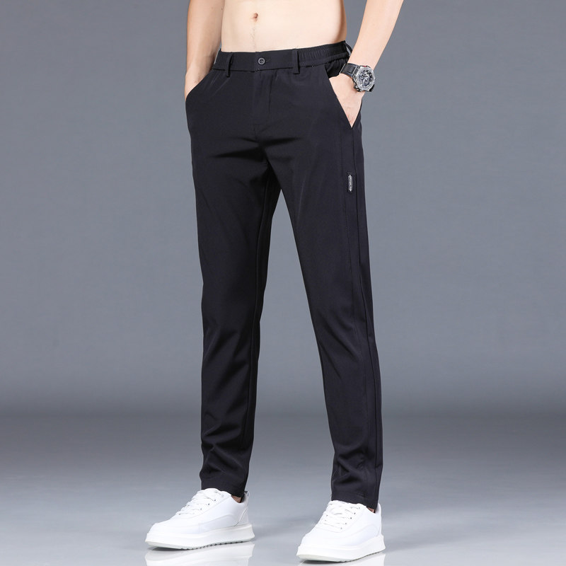 主推款1065-P30现货休闲裤男士直筒春夏季弹力时尚潮流百搭松紧裤,男装休闲裤,星座224-3