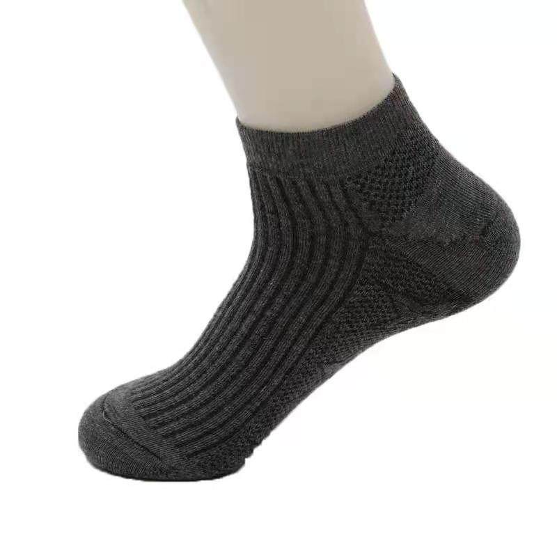 春款百搭男士纯色品质船袜低帮纯棉袜运动男女商务短袜DW006-P11,饰品袜子,星座224-3