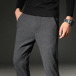 2023休闲裤男裤春季大码商务男式休闲裤高腰宽松长裤9038-p35