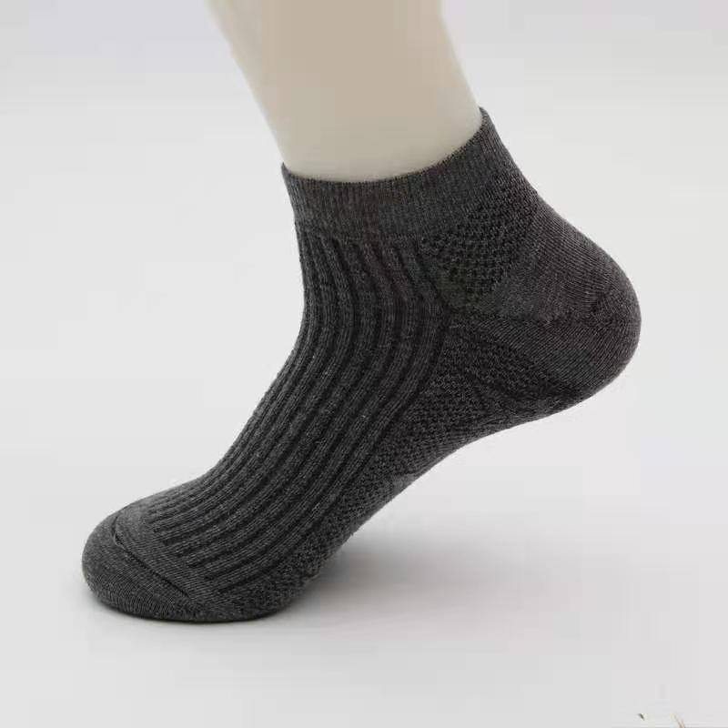 春夏百搭男士纯色品质船袜低帮纯棉袜运动男女商务短袜DW006-P11，袜子，星座224-3