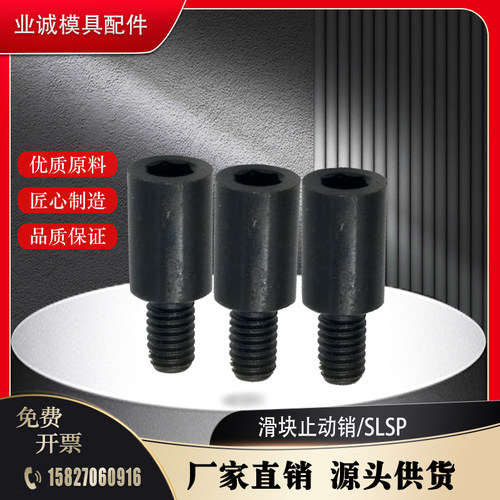 日式模具滑块止动销SLSP 10 16 20 25  侧抽芯滑块止动块非标定制