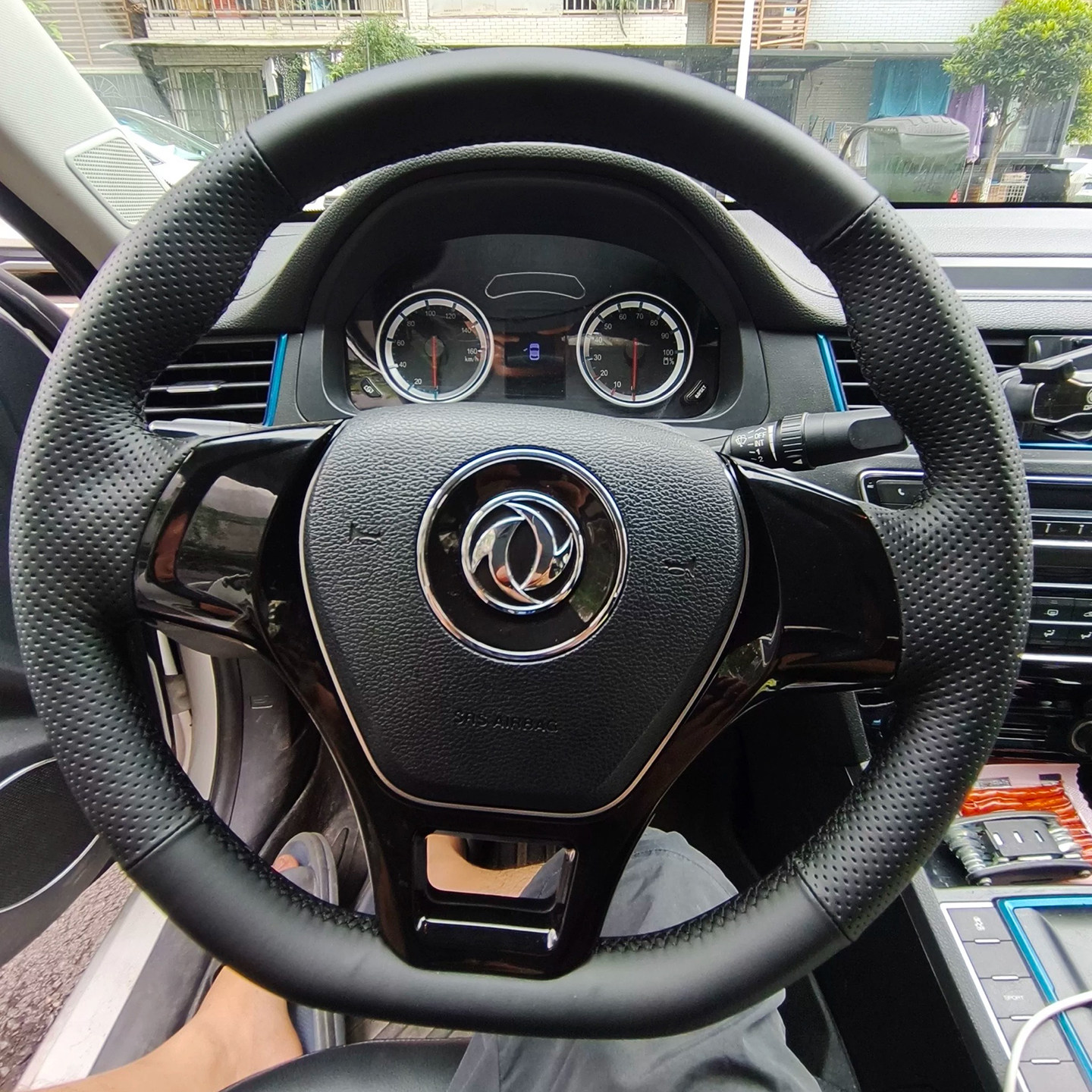 S50EV四季纳帕手缝专用方向盘套