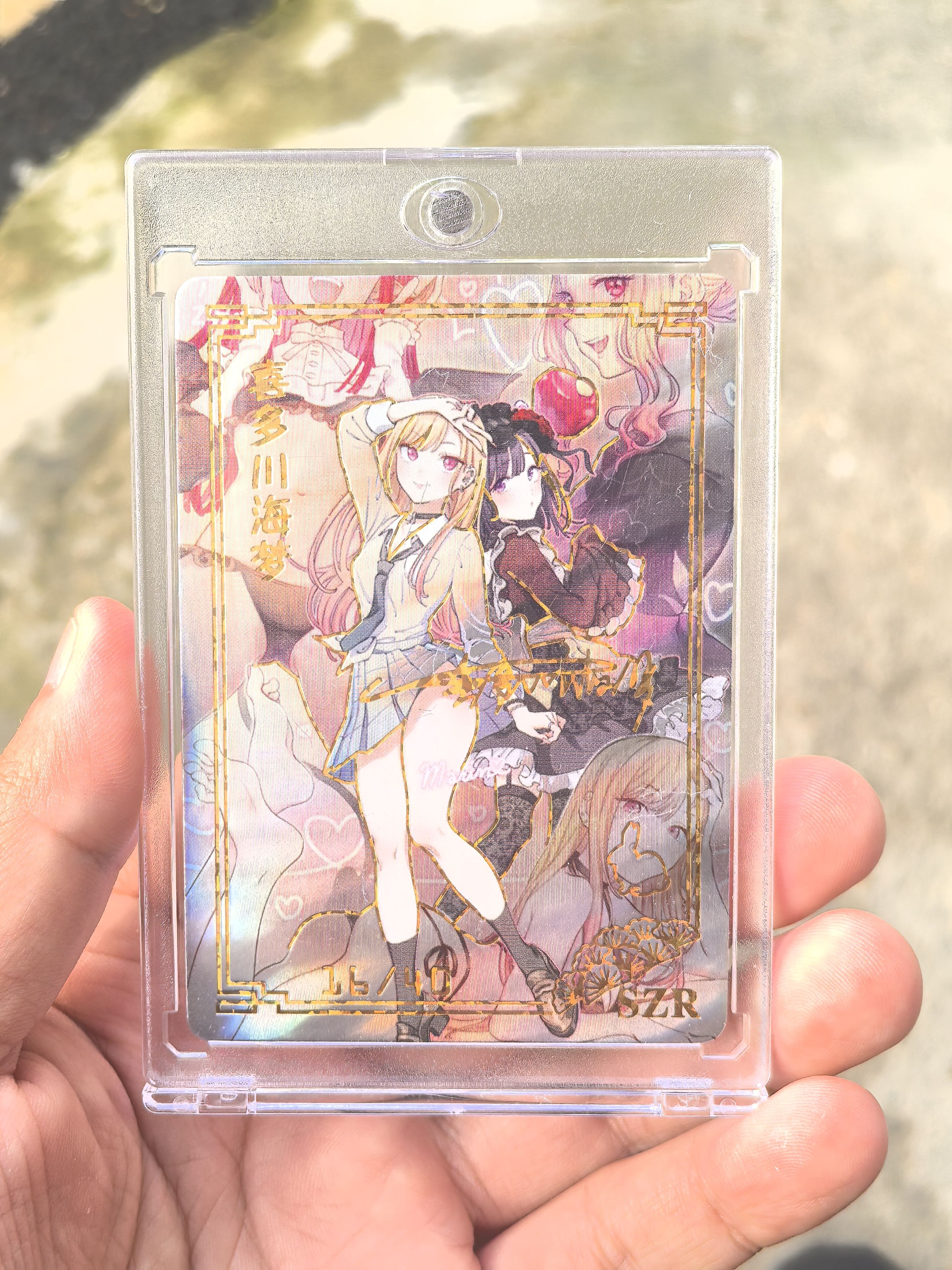 k1梦幻女神二弹次元之心szr签名烫金炫彩整盒全套收藏卡牌包邮